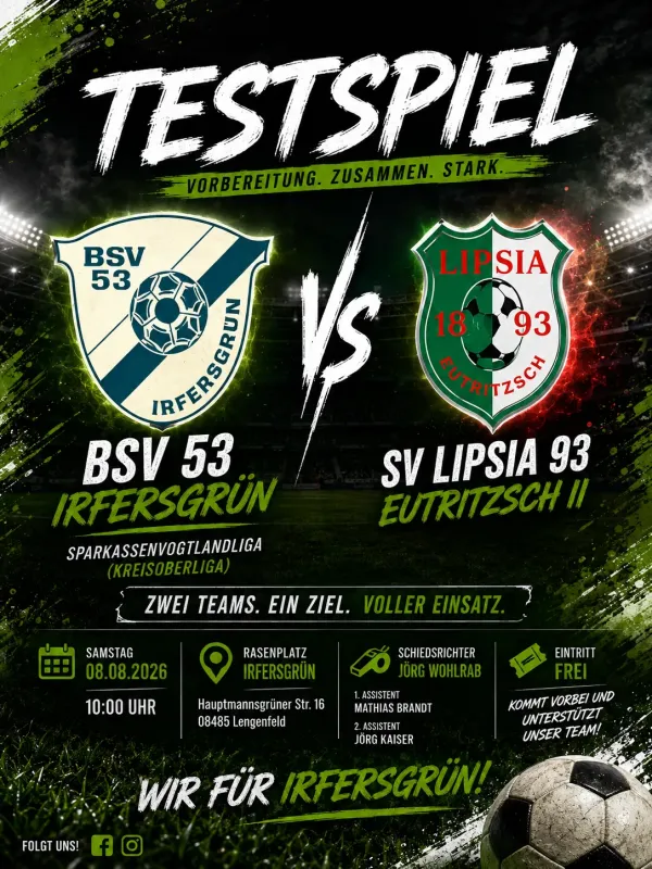 Letzter Test vorm Start in die neue Saison!!!