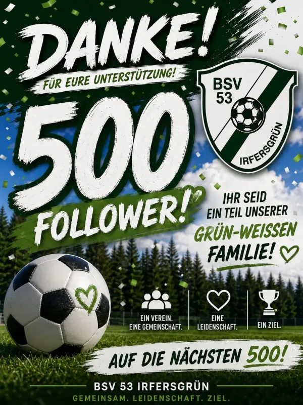 🟢⚪️ 500 MAL DANKE! ⚪️🟢