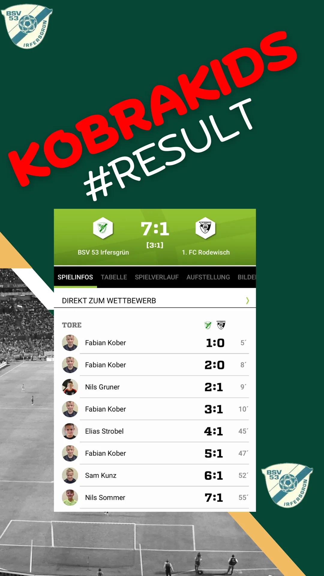 1. Spiel erster Sieg für unser D-Jugend ⚽️