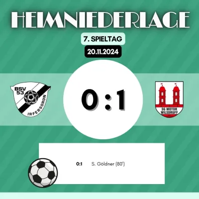 20.11.2024 BSV53 Irfersgrün vs. SG MOTOR WILSDRUFF