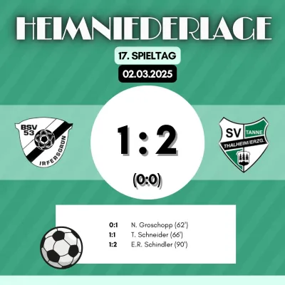 02.03.2025 BSV53 Irfersgrün vs. Tanne